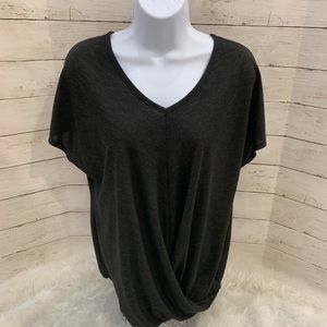 Tangerine Ladies Twisted Front Top Sz Med